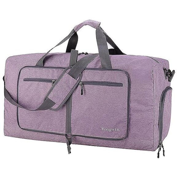 Travel Duffel Bag Large Foldable Waterproof Overnight Bag for Beach Swim Bags - Picture 1 of 6